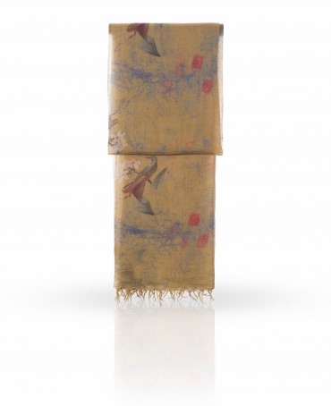 Палантин Женский W-VINTAGE.BIRD/YELLOW